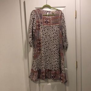 Lightweight printed dress